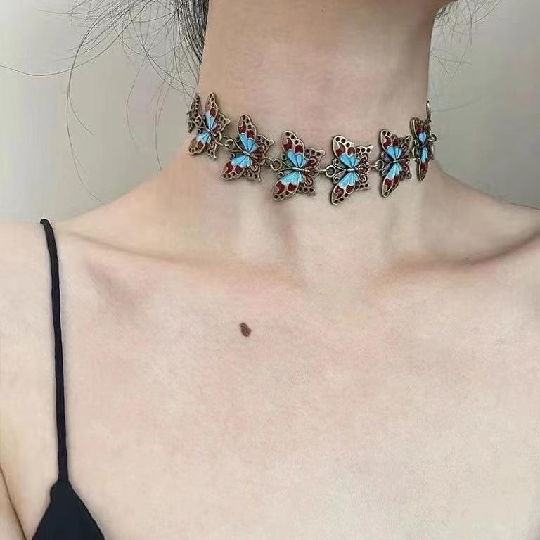 Punk Style Hip-Hop Choker Necklace for Men - High-End Clavicle Chain, Y2K Subculture Jewelry, Sweet & Cool Collar