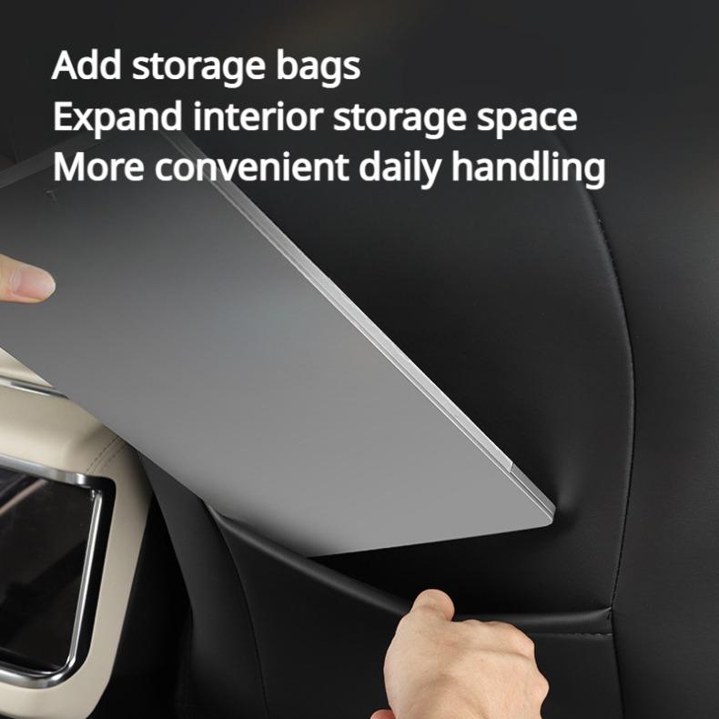 Seat Back Anti Kick Pad for Tesla Model S X Seat Backrest Protective Mat Wear-resistant Child Anti Dirty Car Accessories 2024