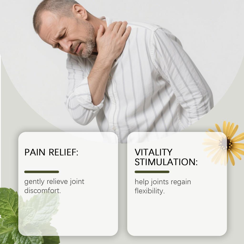 Joint Pain Relief Magnesium Care Cream Nourishes Bones, Reduces Joint Pain And Muscle Discomfort. External Massage Cream Is Gentle And Soothing.