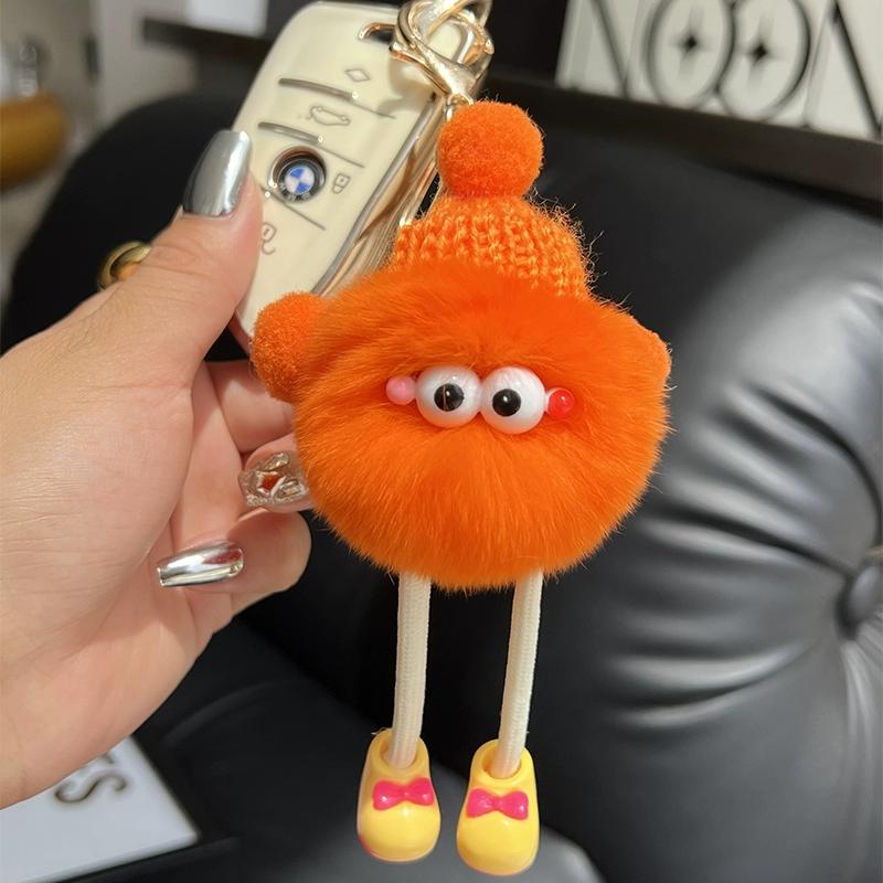 

Маленький угольный эльф, подвеска на рюкзак, интернет-знаменитость, милая плюшевая кукла, брелок для ключей от машины