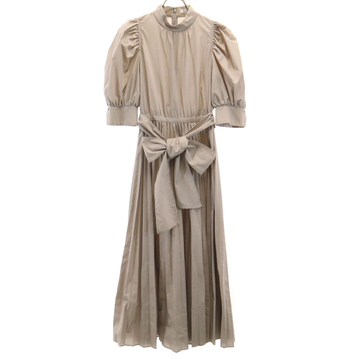 

SNIDEL Платье-рубашка с рукавом три четверти и лентой F Gurege пуловер Женское Б/у