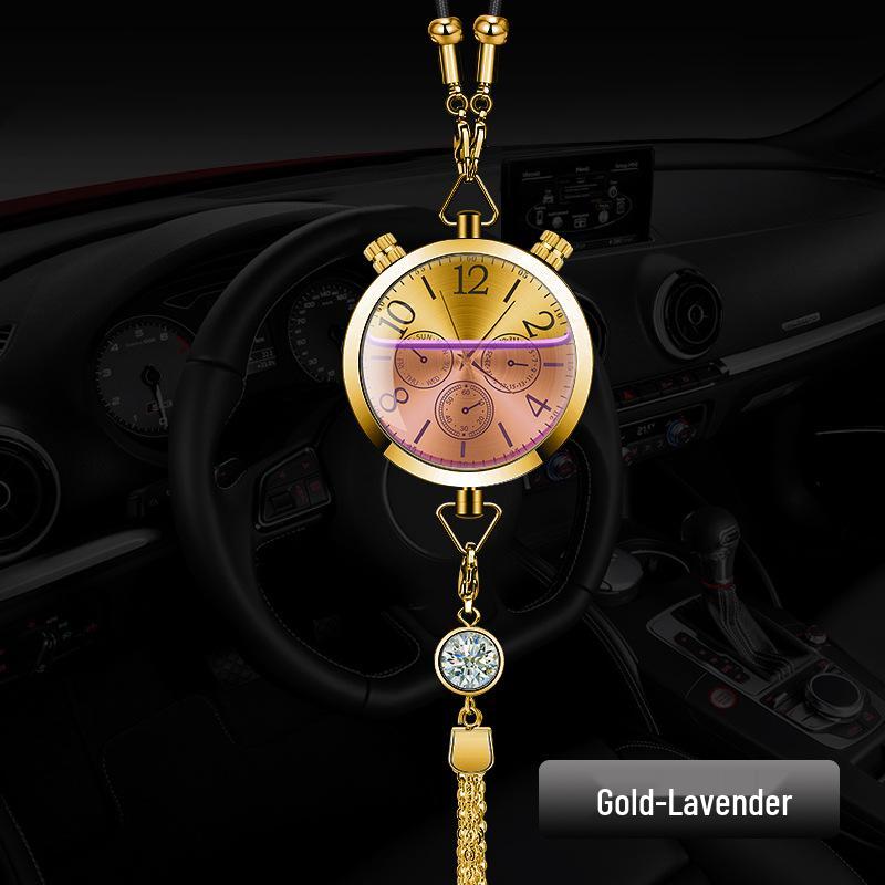 Hanging Car Air Freshener Pendant - Essential Oil Aromatherapy Deodorizer with Long-lasting Light Fragrance for Car Interior Decoration