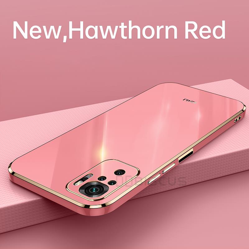 Case For Xiaomi Redmi Note 10 Pro 10S 7 8 8T Redmi Note 11 Pro 5G 11S Redmi 12 13C 12C A2 10C 9C A1 9A 9 Luxury Plating Silicone