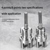 2Piece PPR Pipe Threading Tool Set Drill Adapter Pipe Threader For 1/2 And 3/4 Inch Plumbing With Hex Shank Design