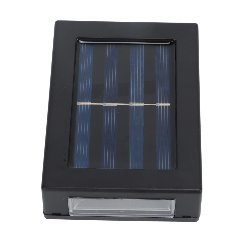LED Solar Wall Light IP65 Waterproof Up and Down Lighting Outdoor Landscape Lamp 1.2V 5WWarm Light