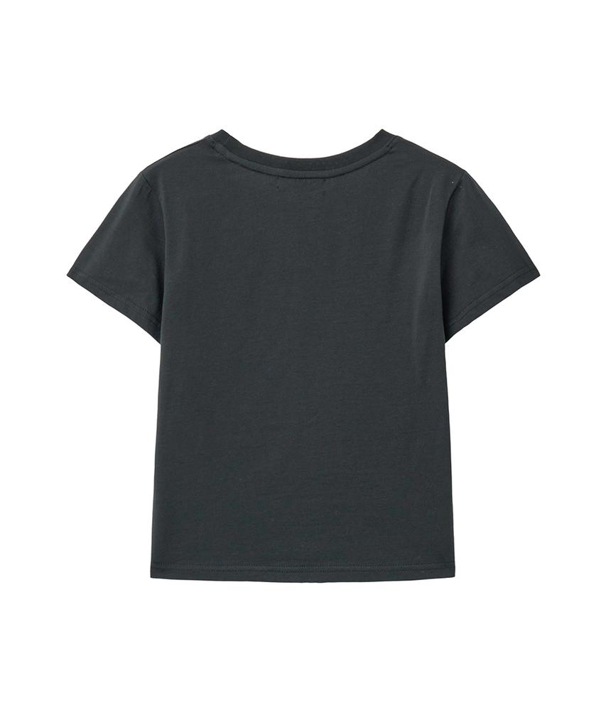 Yuupeu Smoothie Crop Top - Black