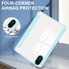 For iPhone 15 Pro Max Case PU Leather + PC Splicing Anti-Slip Phone Cover