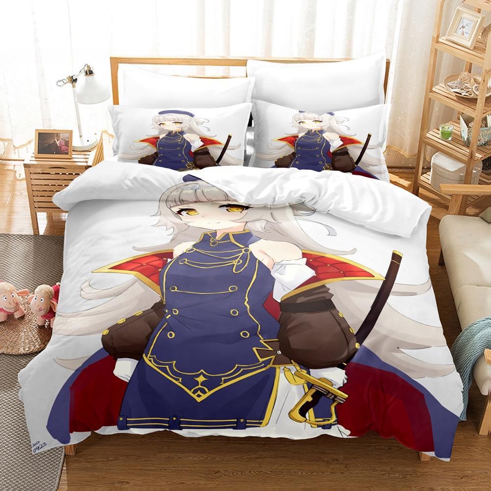 3d Print  Kawaii Girl Azur Lane Bedding Set Single Twin Full Queen King Size Bed Set Adult Kid Bedroom Duvet Cover Sets