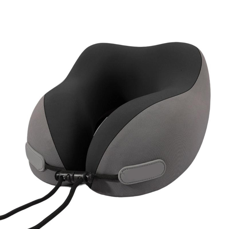 Ergonomic U Shape Travel Pillow Memory Foam Neck Support For Vehicle Plane Long Journeys And Office Use Train Relaxation
