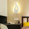 Xiaomi Creative Flame LED Modern Wall Lamp 12W AC85-265V Acrylic Touch Bedside Lamp for Indoor Corridor Bedroom Lighting