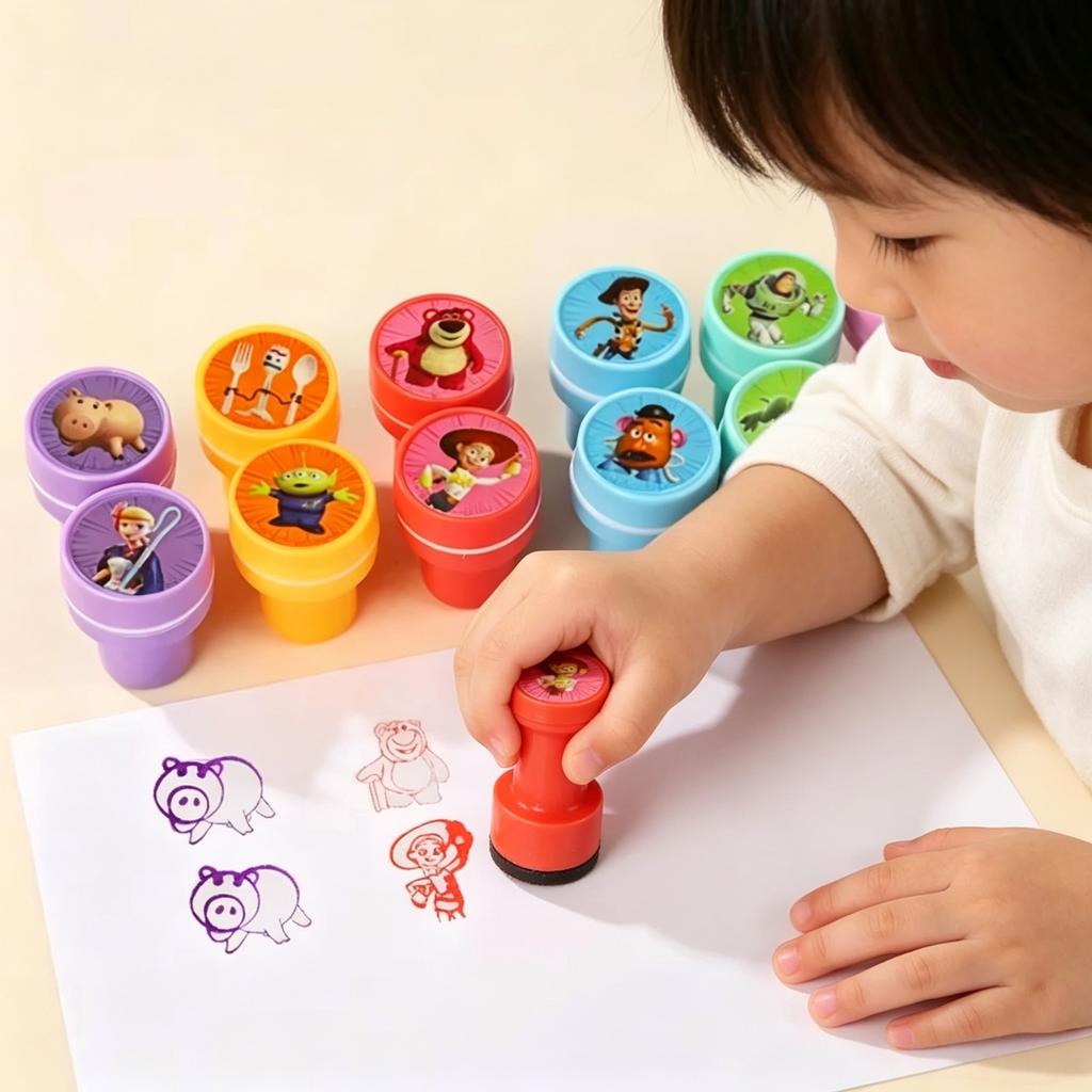 2026Cartoon Toy Story Stamp Cartoon Cute Children's Birthday Party Gift Classroom Rewards Prizes Boy And Girls Christmas Gifts