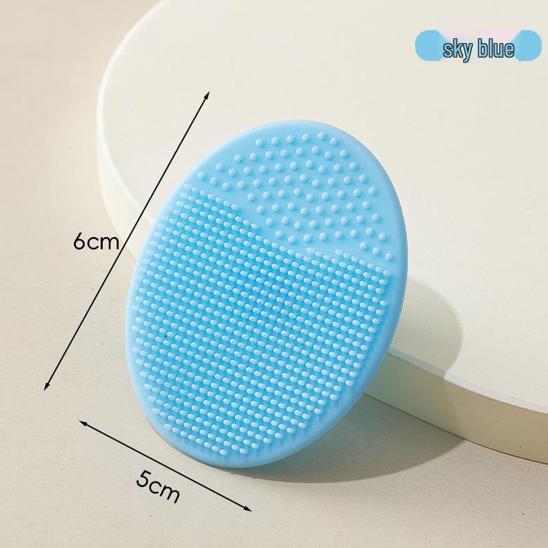 Silicone Facial Cleansing & Hair Washing Brush for Baby & Child - Soft Bristles, Blackhead Removal, Waterproof