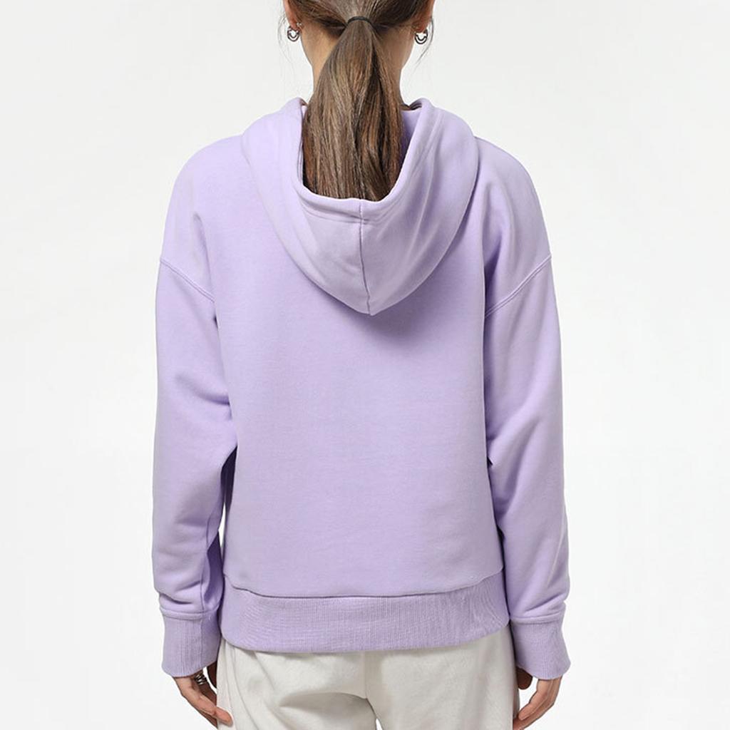 Puma Classics Logo Print Sports Hoodie Women Tops Light-Purple 531385-16