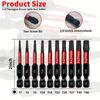 10pcs Heads Hexagonal Socket Screw Head Set of Industrial Grade Hexagonal Pneumatic Screw Screwdriver