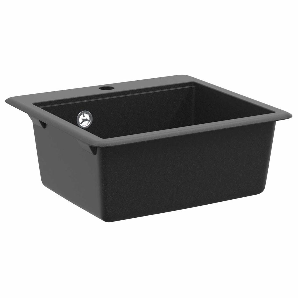 Black Kitchen Sink 470 X 440 Mm Granite