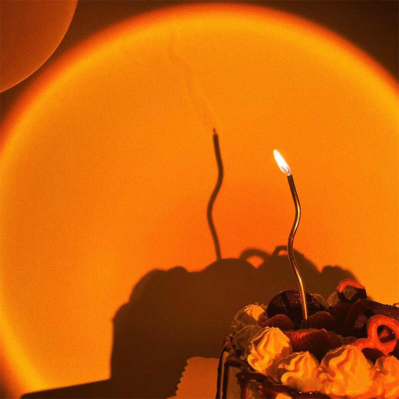 Ins-style Retro Curved Birthday Candles
