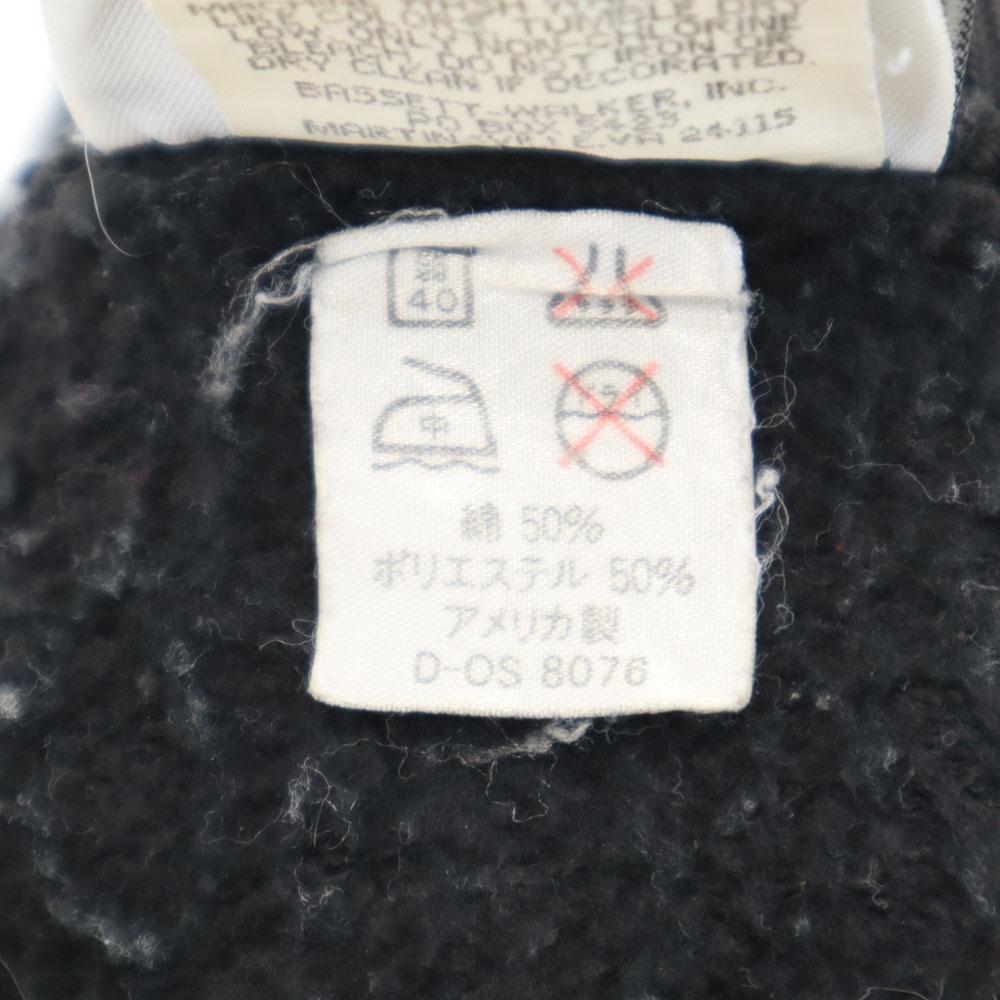 Lee 90er Made in USA Old Langarm Sweatshirt M schwarz Rückseite gebürstet Herren Gebraucht