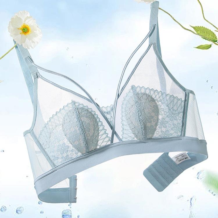 Slim Bra Designed for Women Without Underarms and With Lace-hugging Structuresexy Lace Bra That Prevents Sagging