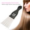 Hair Hairdressing Tool Fork Comb Hair Dying Straightening Curling Men Oil Hair Styling Comb K2