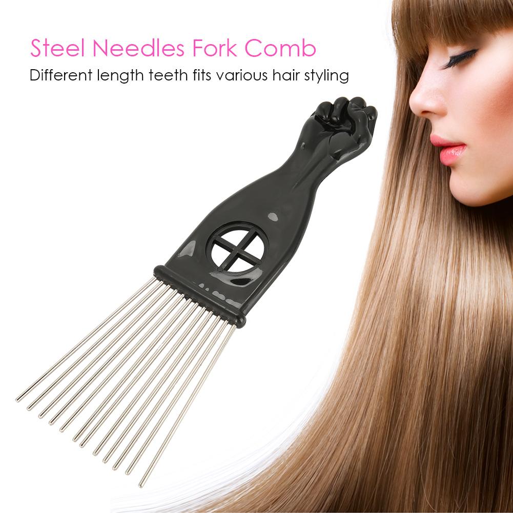 Hair Hairdressing Tool Fork Comb Hair Dying Straightening Curling Men Oil Hair Styling Comb K2