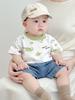 Koreanischer Stil Jungen Sommer Cartoon T-Shirt & Shorts Set - Baby Kurzarm Outdoor Kleidung