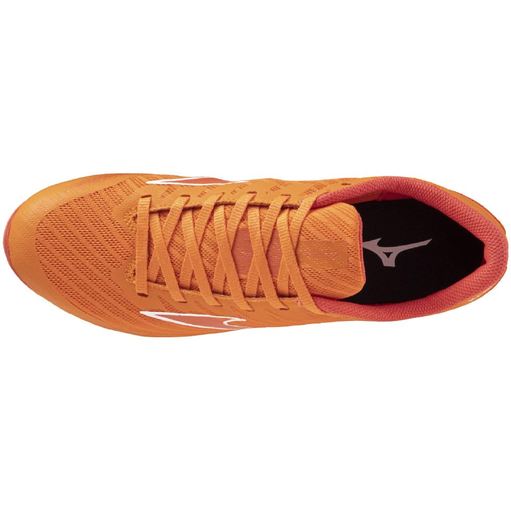 Zapatillas de Atletismo 2 Actividades de Club Ligeras Clavos de Atletismo de Corta Distancia para Pistas de Menos de 800m Naranja x Blanco cm 2E [Mizuno]
