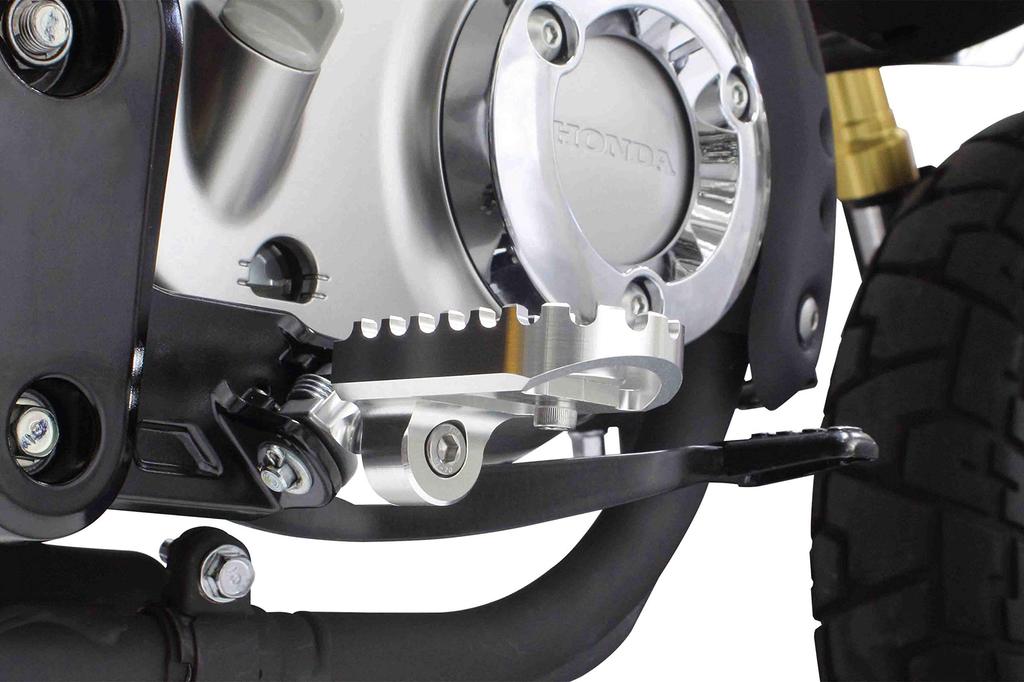 SP Takekawa Wide Step Kit, Silver, Ducks 125, Monkey 125, GROM, MSX125, CB125R, CBR250R 06-13-0091