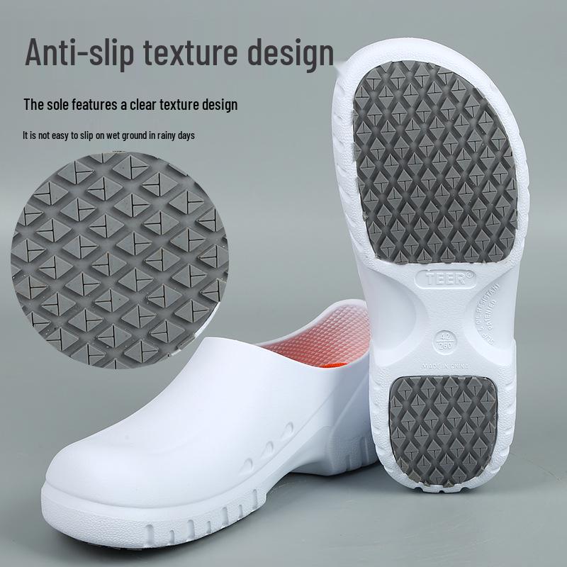 Rutschfeste Kochschuhe: Leichte, Bequeme, Ölbeständige, Wasserdichte, Professionelle Arbeits- und Gummistiefel für Kantinen-Arbeitsschutz