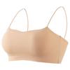 Tube Top Underwear Women's Anti-light Thin Shoulder Straps Beautiful Back Sling Vest with Chest Pad Bra Integrated Chest Wrap with Thin Inside