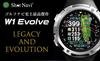 Shot Navi W1 Evolve Black X Silver GPS Golf Navigation System with Golf Elevation Fairway Green and Compatible with Overseas Courses (Shot Navi)