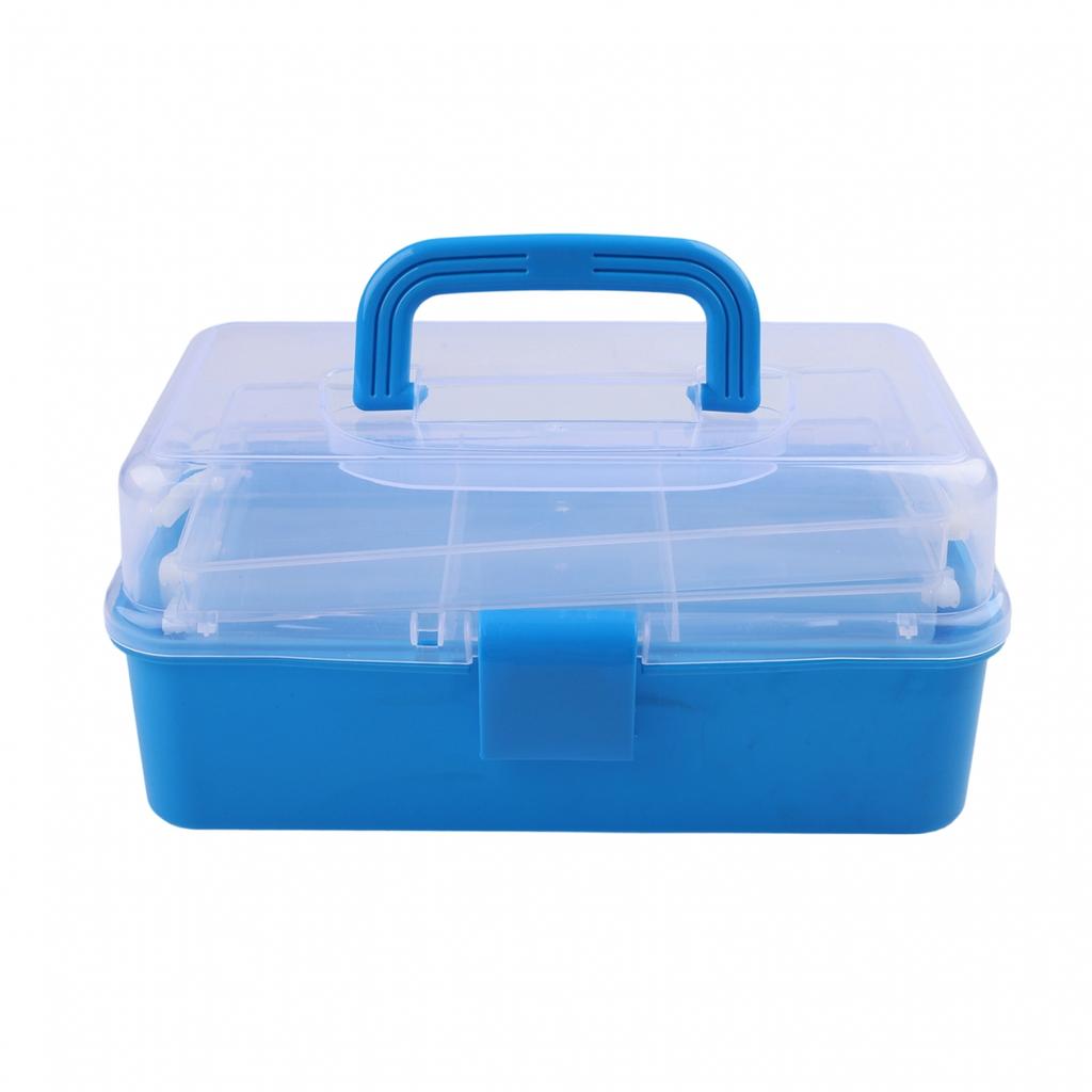 Compact 3 Layer Organizer Box Great for Fishing Tackle and Accessory Storage