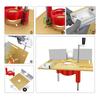 Adjustable Router Lift for Woodworking Universal Trimming Machine, Trimming Woodworking Lifting Table Router Insert Plate Kit
