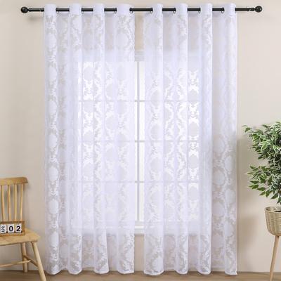 Retro Gauze Curtains, Light Luxury, Dream Lace, Home Living Room, Bedroom, Balcony Partition, Curtains, Curtains, And Curtains Are Free Of Perforation