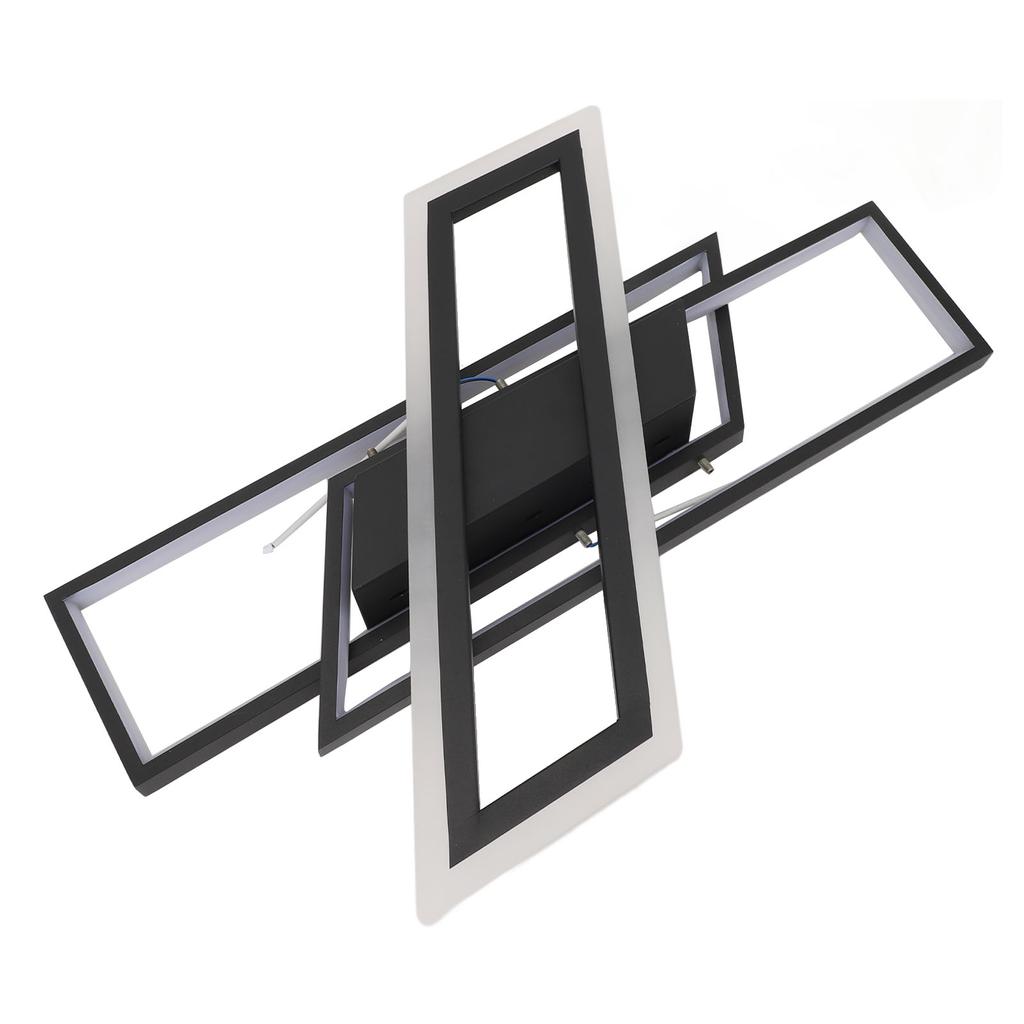 Modern LED Ceiling Light Memory Function Stepless Dimmable Rectangle Geometrical Flush Mount