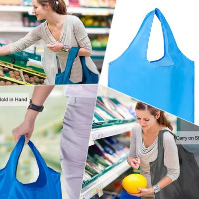 Foldable Shopping Bag Reusable Travel Grocery Bag Eco-Friendly One Shoulder Handbag For Traveltote Bag