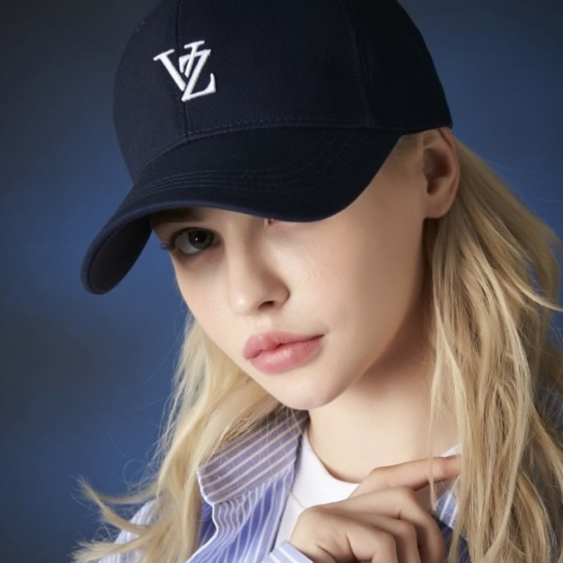 

VARZAR 3D Monogram Logo Overfit Ball Cap Navy FREE