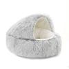 Katzenhaus Winter Plüsch Haustier Katzenbett Rundes Kissen Verdicken Warm Katzenkorb Haustier Schlafsack Kätzchennest Kleine Katzen