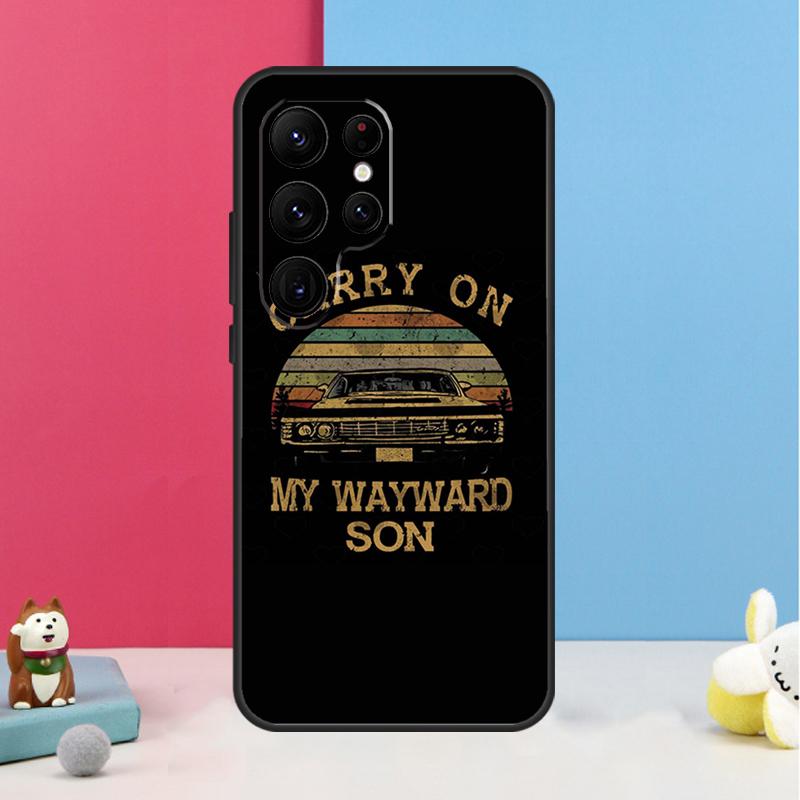 Supernatural CARRY ON MY WAYWARD SONS Case For Samsung Galaxy S26 S25 Ultra S20 S21 S22 S23 S24 Plus S10 S25 FE Back Cover Shell