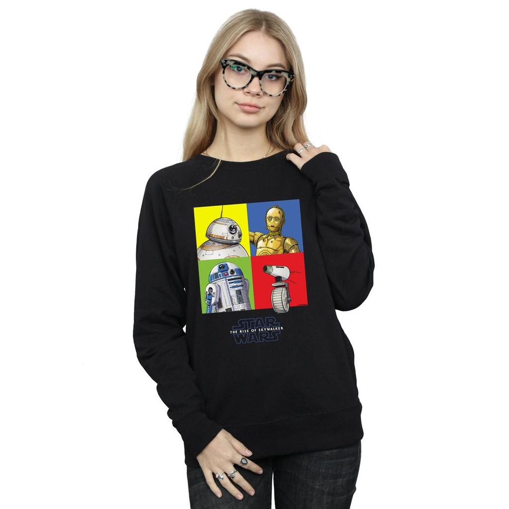 Star Wars: The Rise of Skywalker Womens/Ladies Star Wars The Rise Of Skywalker Droid Squares Sweatshirt