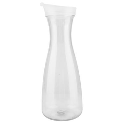 1600ml Acrylic Transparent Juice Bottle Water Jug Ice Cold Juice Jug with Lid for Bar Home Use