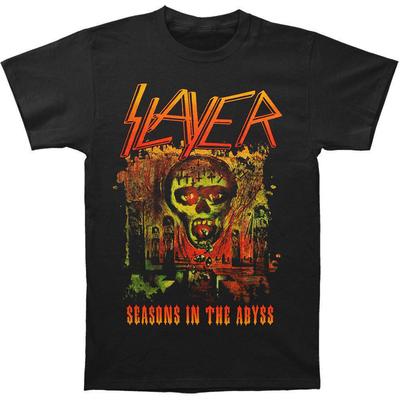 Slayer Seasons In The Abyss T-Shirt Tops Tees Men's Women's Black Cotton