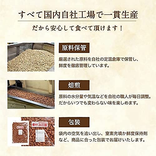 Minoya Mixed Nuts Raw Mix 1kg Almonds Cashews Walnuts No Additives No Salt No Plant Oil