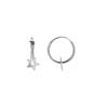 Luxenter Essential Rhodium-plated 925 Sterling Silver Earrings