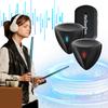 Electric Air Drum Set Portable Air Drum Foot Sensor Bluetooth-Compatible Realistic Effect Virtual Drum Stick Electronic Drum Set