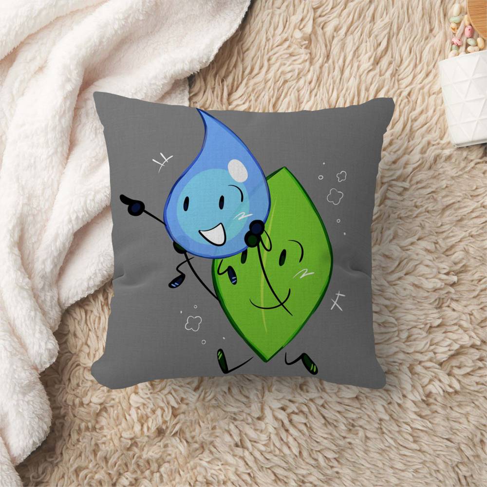 Funny Anime BFDI Cushion Cover Polyester Sofa Cushions Decorative Throw Pillows Home Decoration Pillowcover