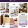 VIKAMA Christmas Snowman Welcome Mat Front Door Entry Carpet Living Room Bedroom Slippery Floor Mat Christmas Home Decoration