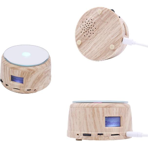 Personalized Heart Night Light 3D Crystal Lamp Custom Photo Picture Engraved Led Light 7 Color with Music Wood Base Personalized Gift for Women
