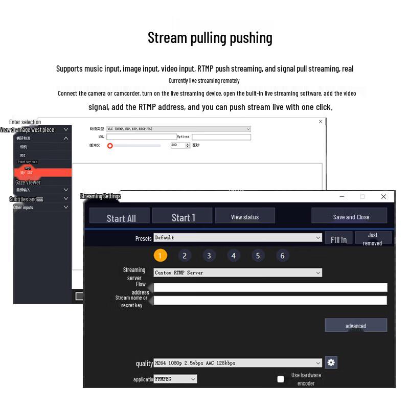 JSY 9900 Series vMix Live Streaming Switcher & Production System