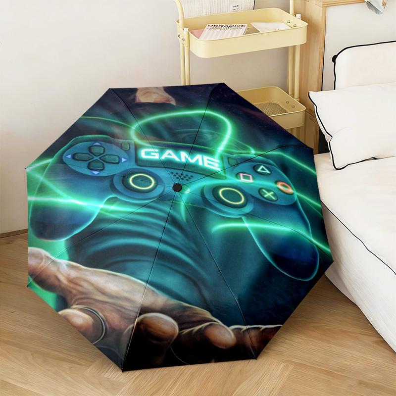 1PC Game Controller Automatic Umbrella - Suitable Travel Outdoor Portable Umbrella Birthday Gift Daily Essentials