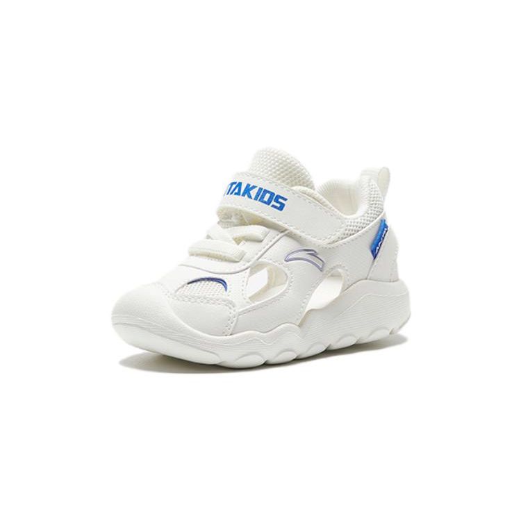 Anta Kids Wear-Resistant Rebound Low-Top Shoes Baby Shoes White Blue A312320067H-1